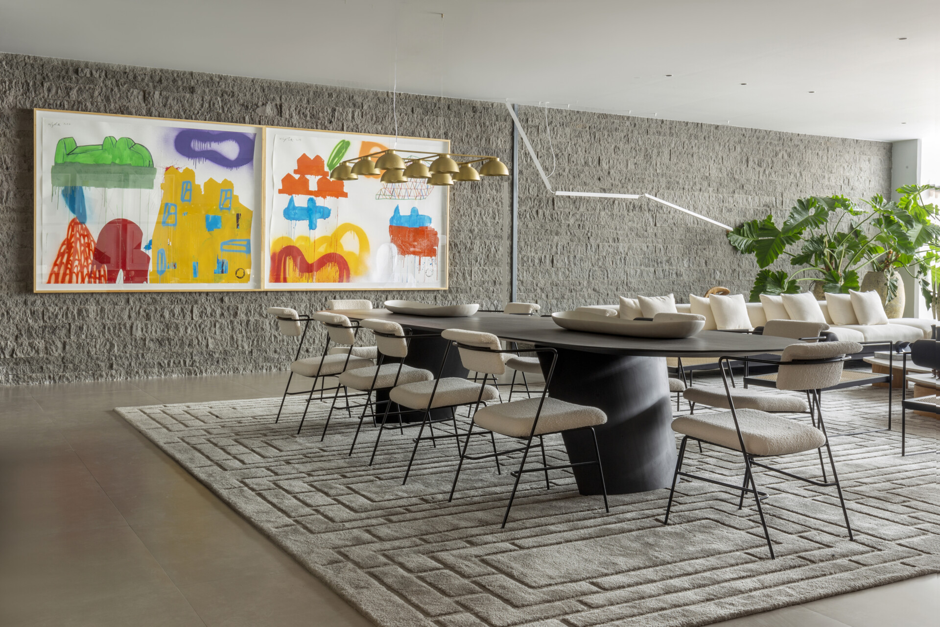 Ecobrick Stone Grigio - Casa Cor Goias 2021 - Arq. Kerley de Melo - Foto Edgard Cesar