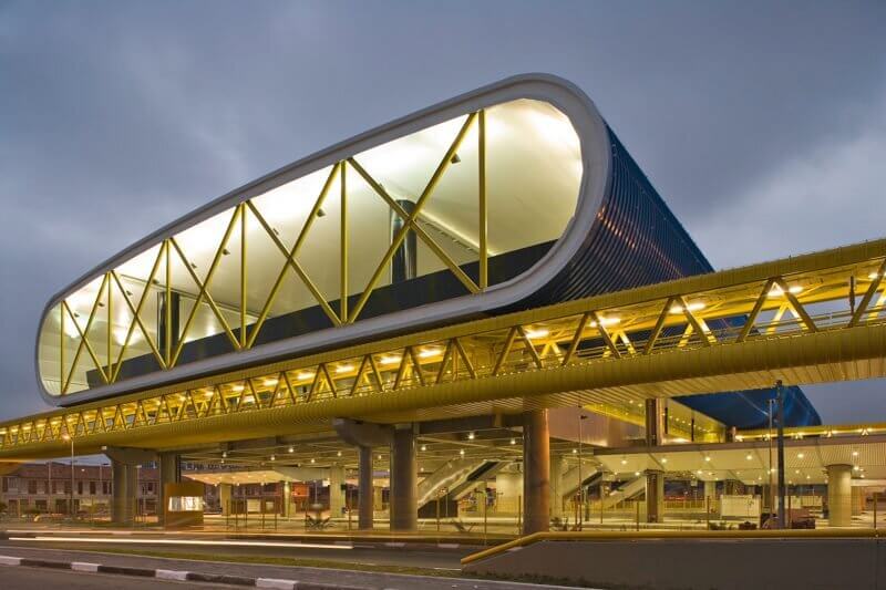 Terminal Sacomã - projeto do arquiteto ruy ohtake