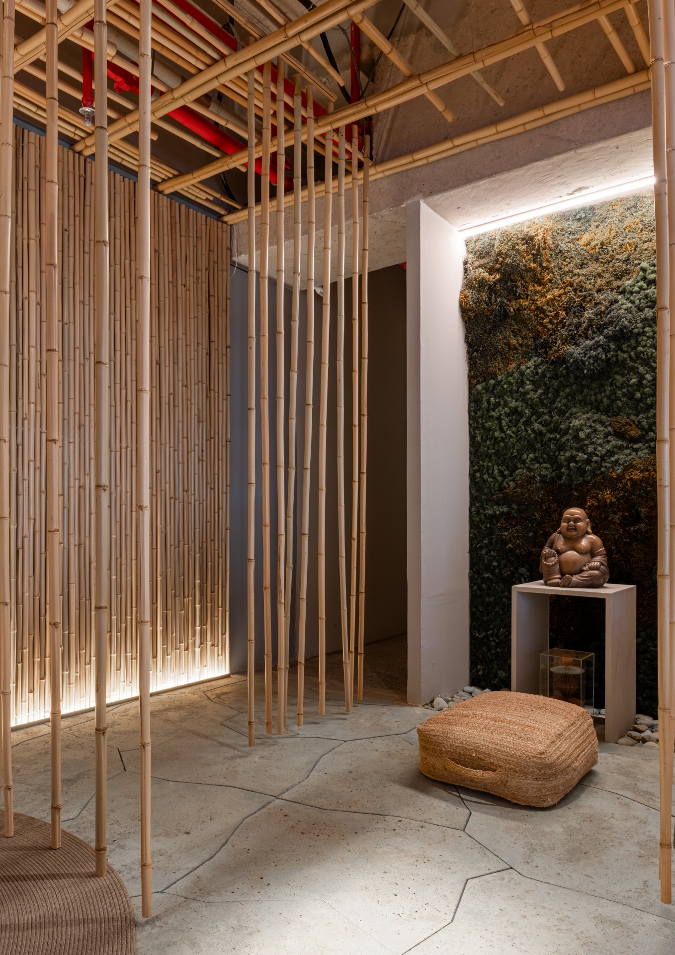 Casa Cor Brasilia - Piso Organic e Ecobrick Block - Arq. Marcio Correa - Fot. Favaro JR